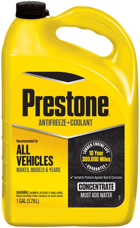 prestone antifreeze.